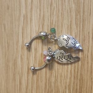 Best Friends Belly Button Ring Set